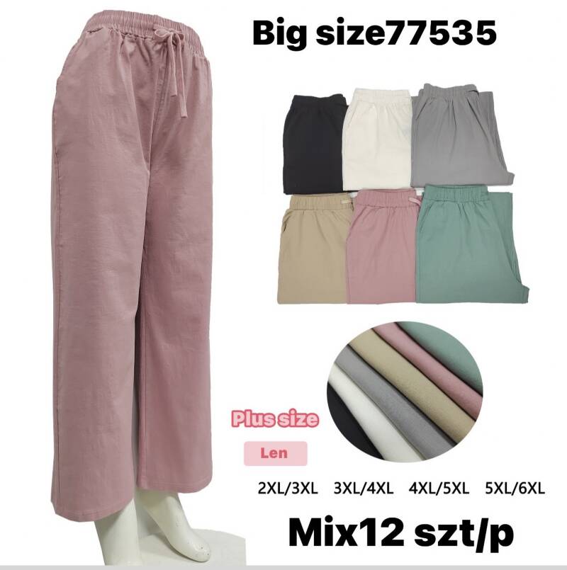 Spodnie damskie Roz 2XL-6XL, Mix Kolor Paczka 12 szt